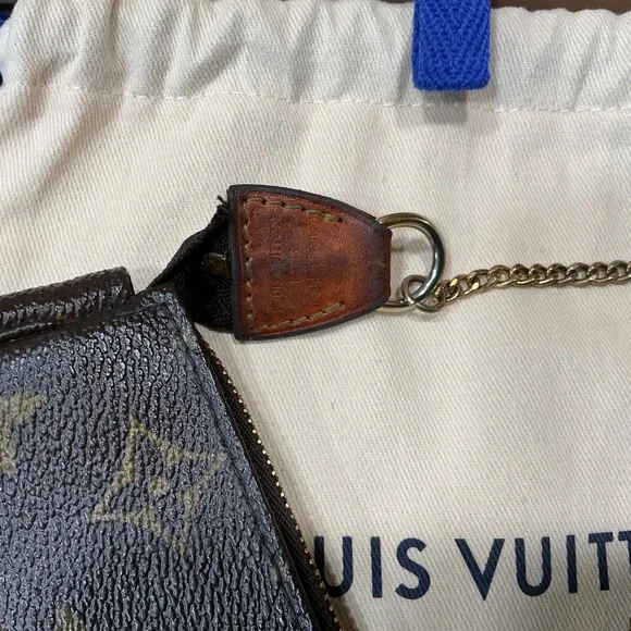 Louis Vuitton Monogram Canvas Mini Pochette Accessoires in Brown - Picture 3 of 10